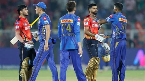 PBKS vs MI Live Cricket Score .